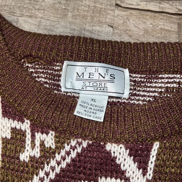 Vintage sweater the mens store at sears size XL - Picture 3 of 3